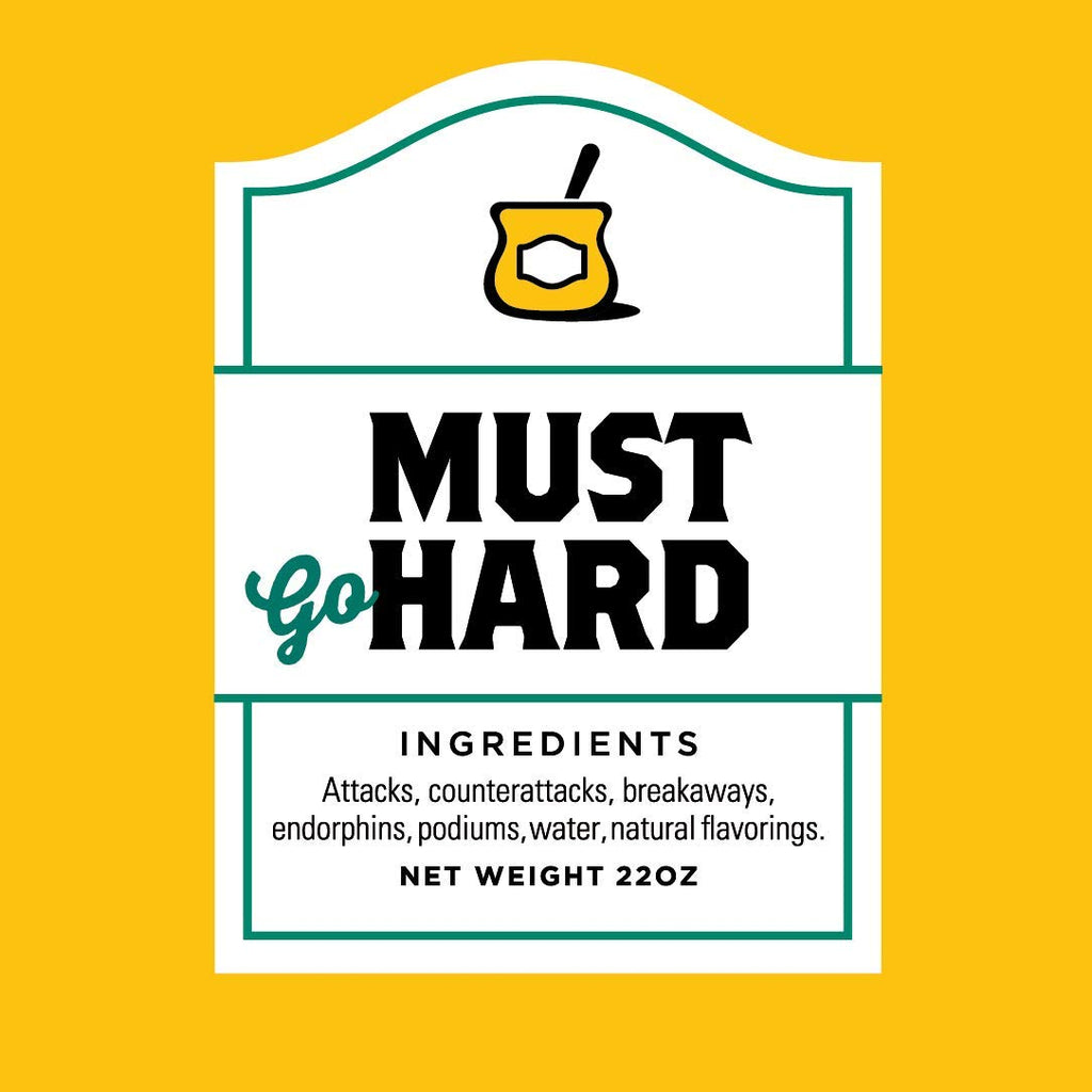 Spurcycle - ''Must [Go] Hard Water Bottle22 Ounces. Purist Water Bottle With Moflo Cap, Resists Stains & Tastes Better. Flexible