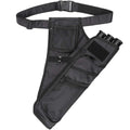 Xtacer 3 Tube Hip Quiver Hunting Training Camo Archery Arrow Quiver Holder Bow Belt Waist Hanged Target Quiver (Black -3 Tube)