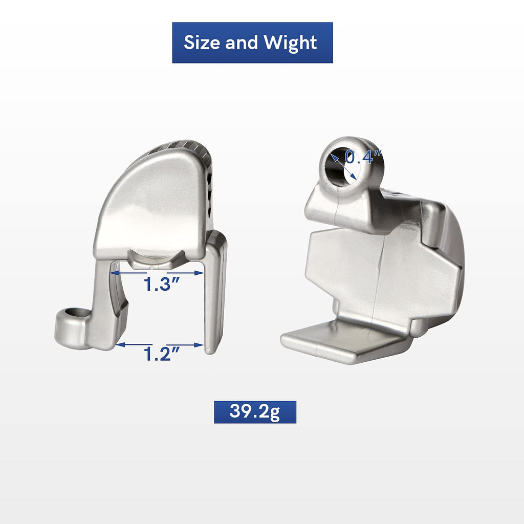 Boat Fender Clips, Adjustable Pontoon Boat Square Rail Fender Cleats/Clips/Hangers For Pontoon Bumpers, Pontoon Boat Accessories