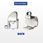 Boat Fender Clips, Adjustable Pontoon Boat Square Rail Fender Cleats/Clips/Hangers For Pontoon Bumpers, Pontoon Boat Accessories