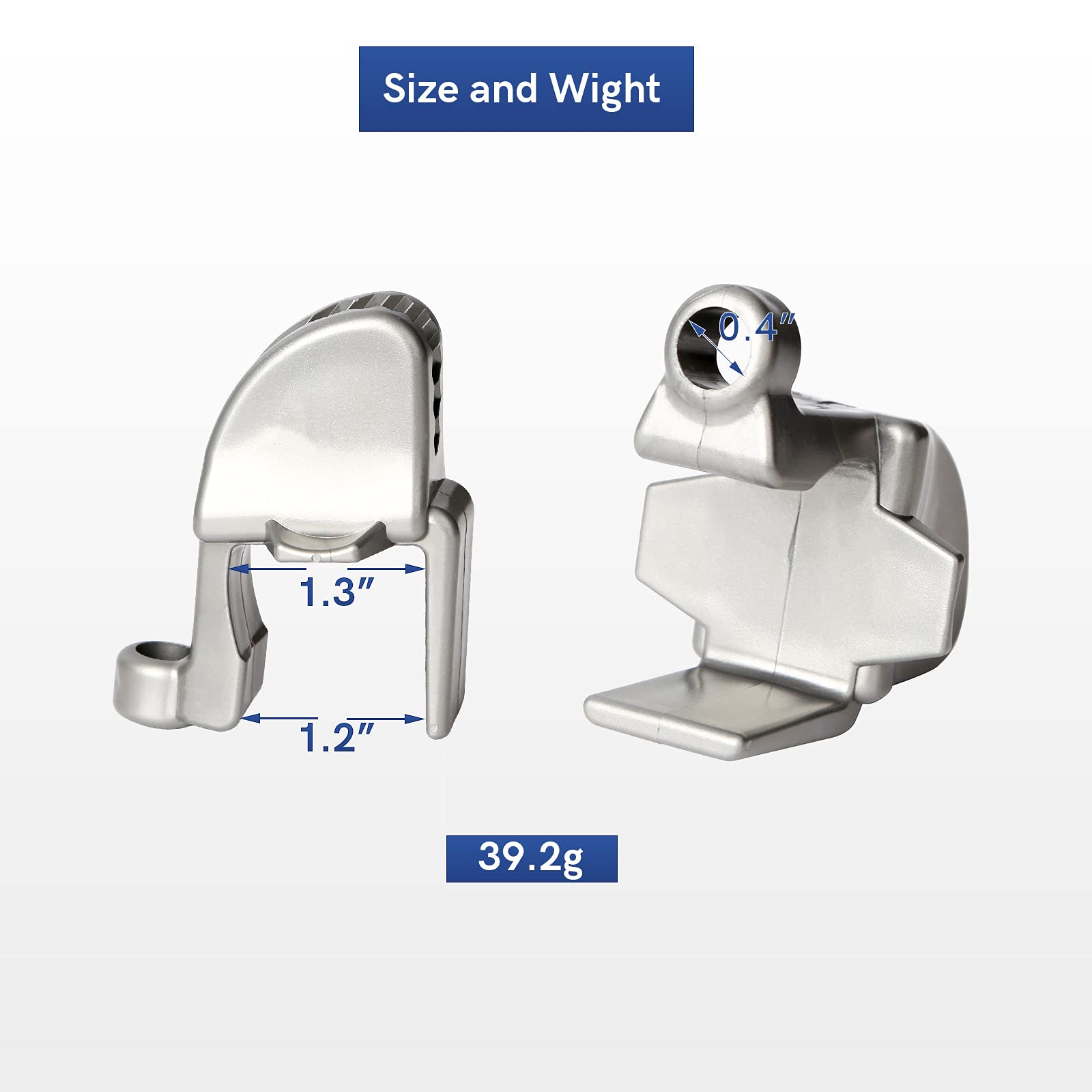 Boat Fender Clips, Adjustable Pontoon Boat Square Rail Fender Cleats/Clips/Hangers For Pontoon Bumpers, Pontoon Boat Accessories
