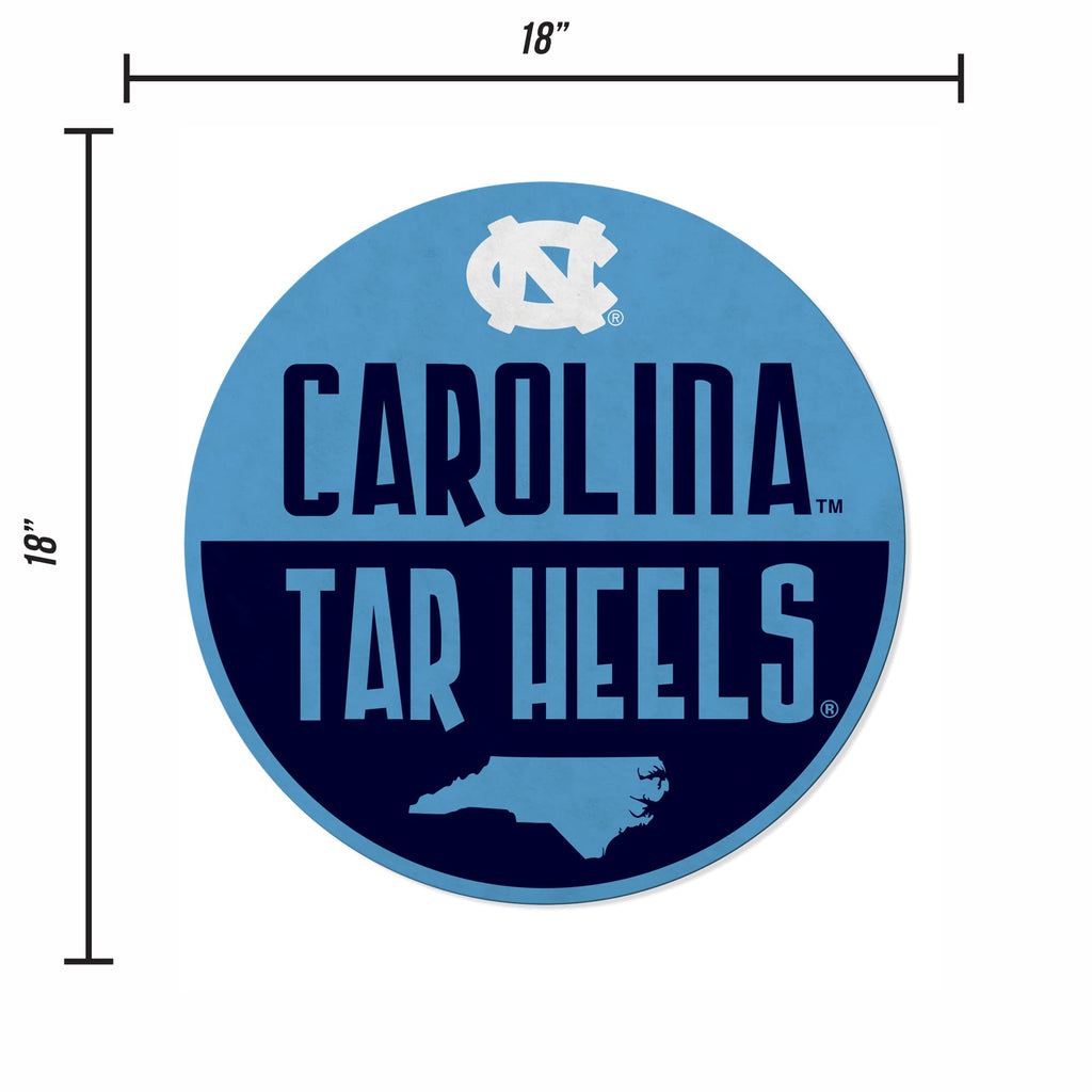 Rico Industries Ncaa North Carolina Tar Heels Classic Shape Cut Pennant - Home And Living Room D  Cor - Soft Felt Ez To Hang