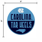 Rico Industries Ncaa North Carolina Tar Heels Classic Shape Cut Pennant - Home And Living Room D  Cor - Soft Felt Ez To Hang
