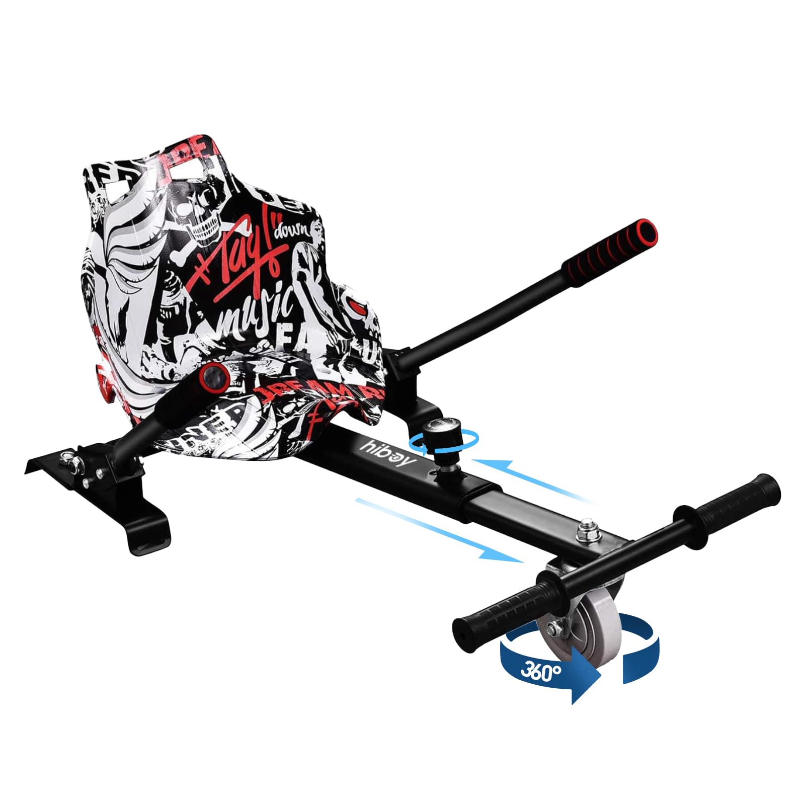 Hiboy Hc-01 Hoverboard Kart Seat Attachment Accessory For 6.5 8 10 Two Wheel Self Balancing Scooter