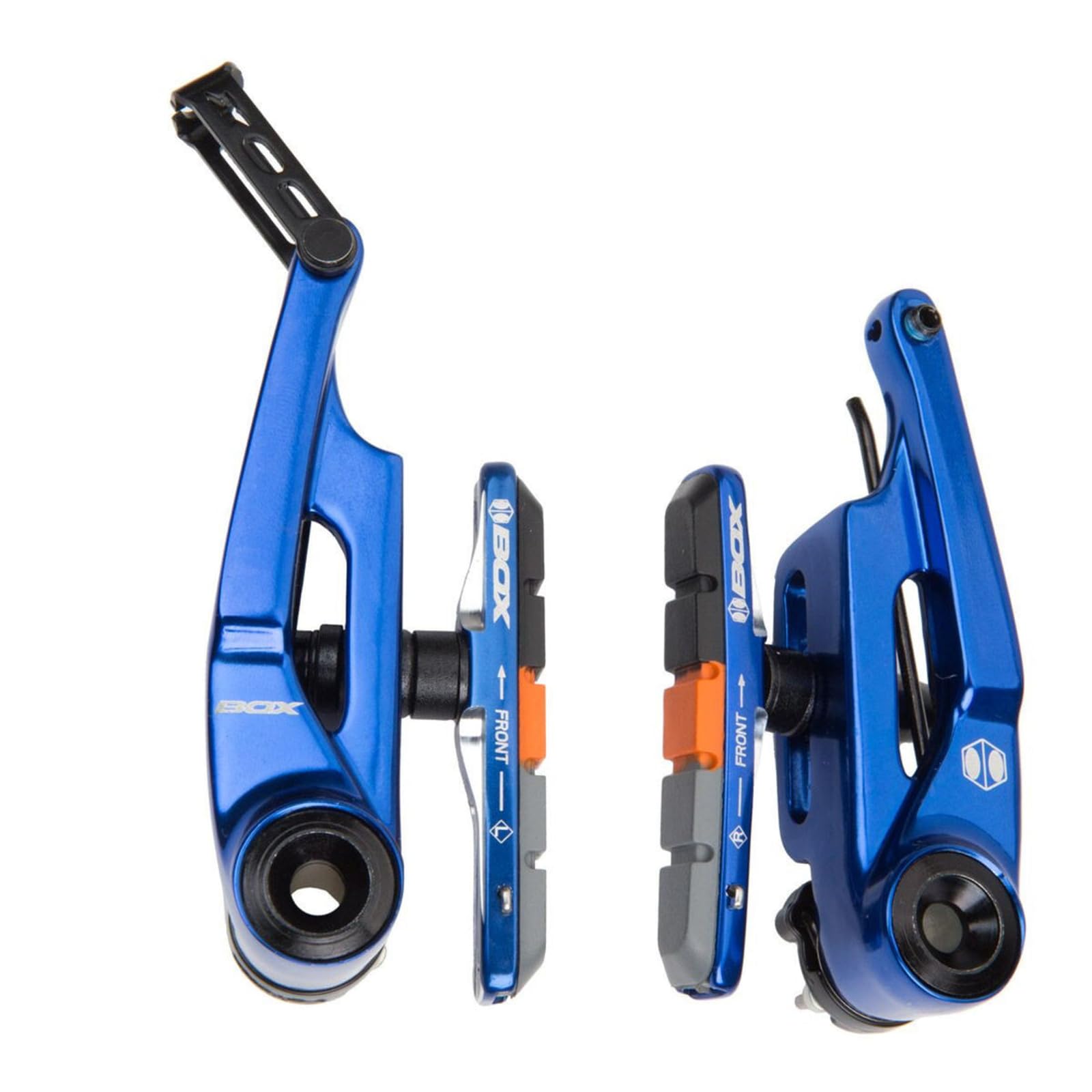 Box One 108 Millimeters Oversized Bmx V Brake With Sealed Bearing Pivots, Flexible Cable Noodle, Cold Forged Arms & 2 Millimeter
