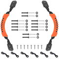Hlogree Kayak Handles 2 Pack,Orange Kayak Carry Handle With Rivets,Kayak Replacement Handles,Kayak Handles For Emotion/Pelican/H