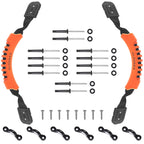 Hlogree Kayak Handles 2 Pack,Orange Kayak Carry Handle With Rivets,Kayak Replacement Handles,Kayak Handles For Emotion/Pelican/H
