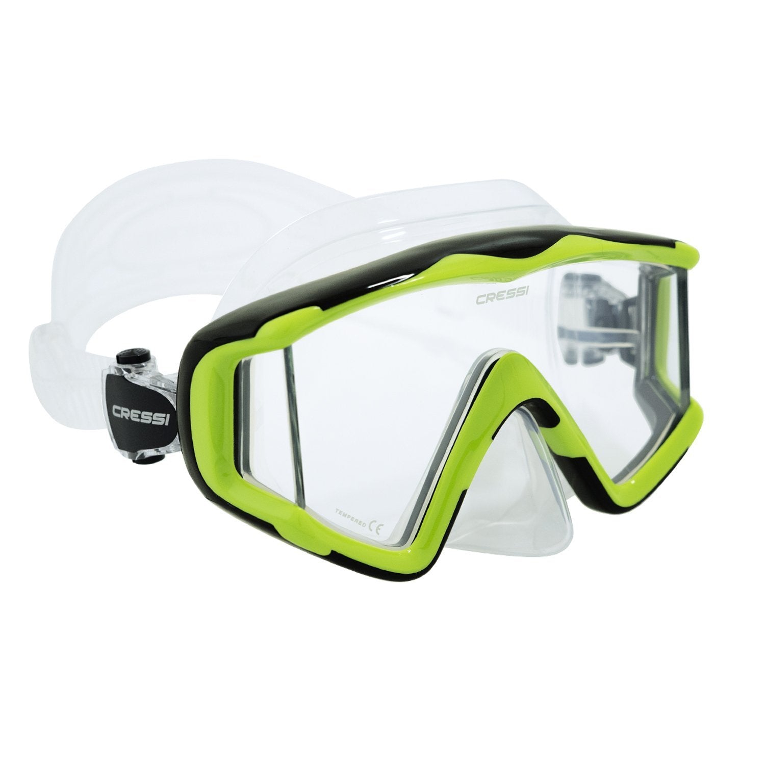 Cressi Pano 3, Clear/Lime