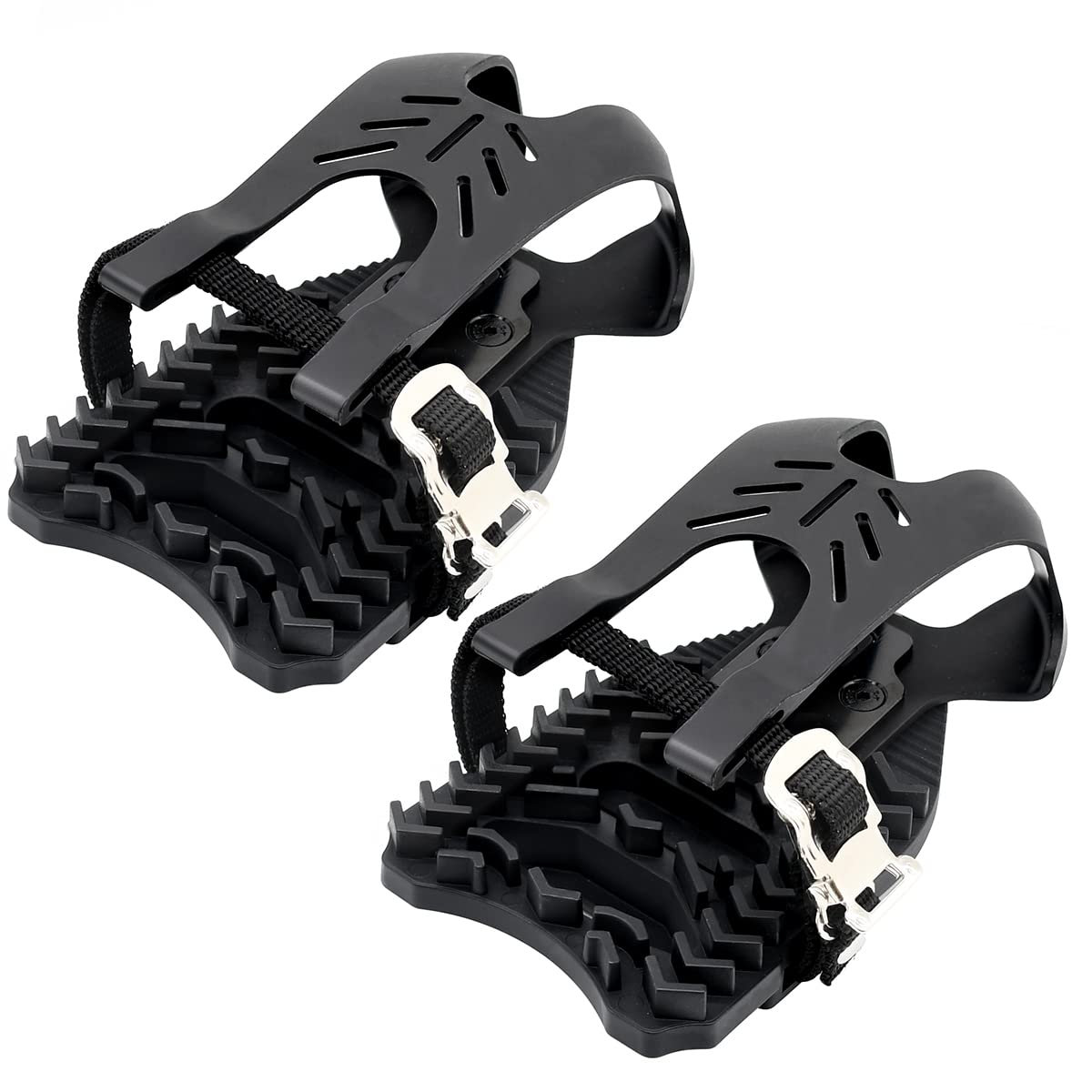 Thinvik Bike Toe Cages Pedal for Peloton Spin Bike & Peloton Bike+ Pedals - Indoor Cycling Pedal Adapters for Look Delta Pedals 