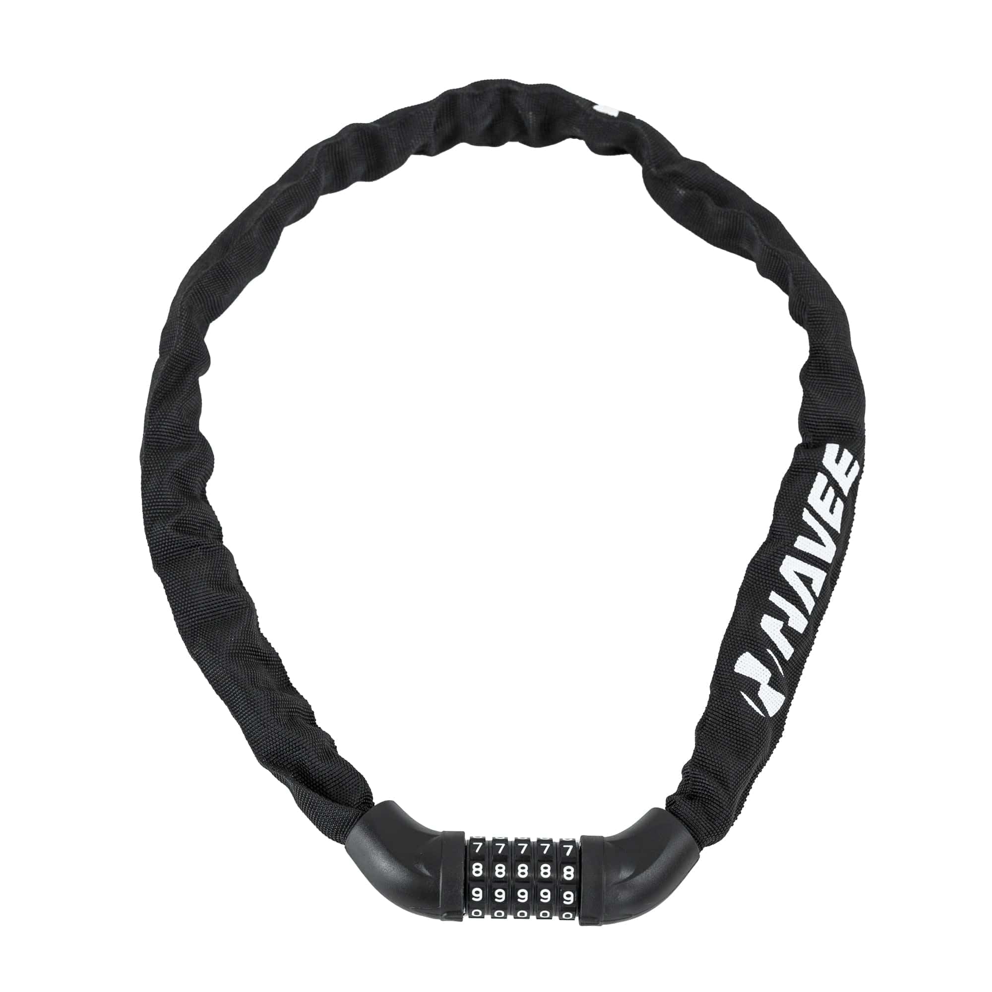 NAVEE Password Chain Lock for Bike, Scooter, Motorcycle, Door & Gate, 5 Digit Combination High Security Anti Theft, Black