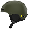 Giro Ledge MIPS Ski Helmet - Snowboard Helmet for Men, Women & Youth - Matte Trail Green - L (59-62.5cm)