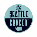 Rico Industries Nhl Hockey Seattle Kraken Classic Shape Cut Pennant - Home And Living Room D  Cor - Soft Felt Ez To Hang