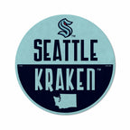 Rico Industries Nhl Hockey Seattle Kraken Classic Shape Cut Pennant - Home And Living Room D  Cor - Soft Felt Ez To Hang