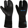 Bare 7MM 3Finger Mitt  Designed for Scuba Diving in Colder Waters  3 Finger Design Provides Extra Warmth by Keeping Fingers Clo