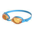 Speedo Unisex Junior Jet ClearLens Goggles  Blue & Orange