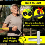 Tone-Y-Bands Cardio Wrist Weight For Arm Toning, 2 Lb, Large, Black