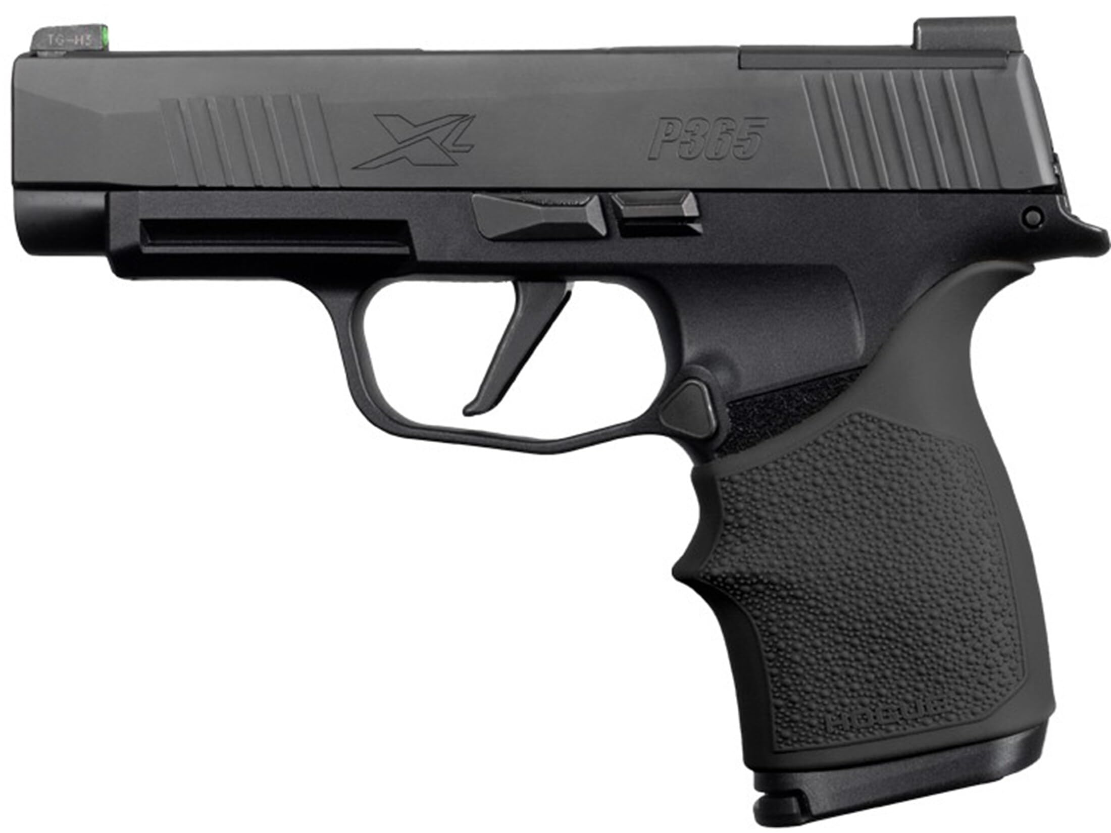 Hogue Handall Beavertail Rubber Grip Sleeve For Sig Sauer P365X & P365Xl, Black - 18710