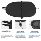 Uceder Waterproof Oxford Cloth Blocking Kayak Cockpit Cover Uv50+ Seal Cockpit Maximum Protection For Your Ocean Cockpit