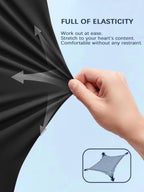 Hidkat Womens Sports Jogging Pants with Zipper Pocket Womens Hiking Fitness Tracking Workout Pants Black