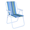 Pivalo Folding Beach Chair With Arm Rest Portable Lightweight Rainbow Stripped Foldable Fishing Chairs For Travelling Picnic & O