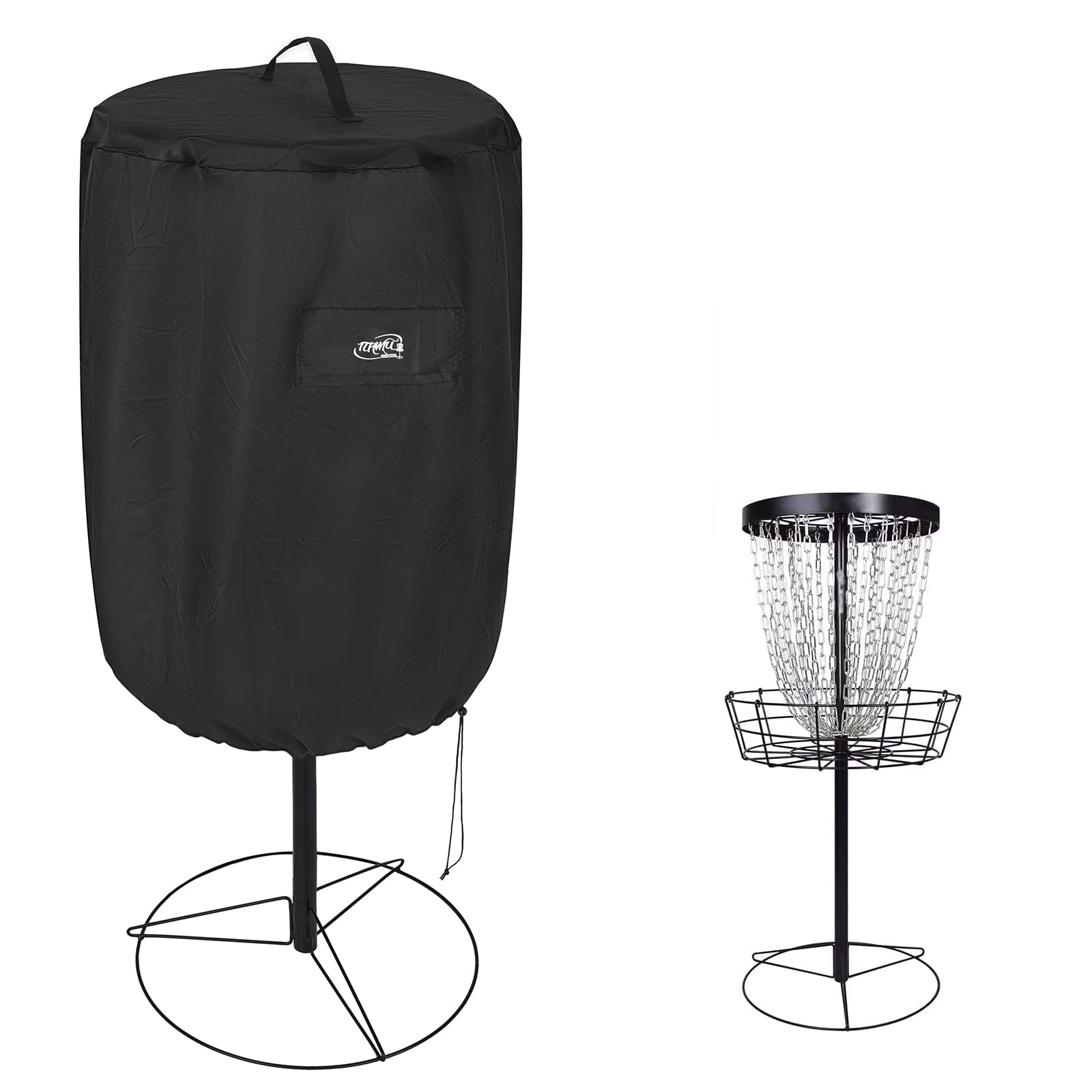 Ithwiu Disc Golf Basket Cover, Double Stitched Seam, Tear And Uv Resistant-420D Heavy Duty Fabric, Waterproof, Sun Protection, F