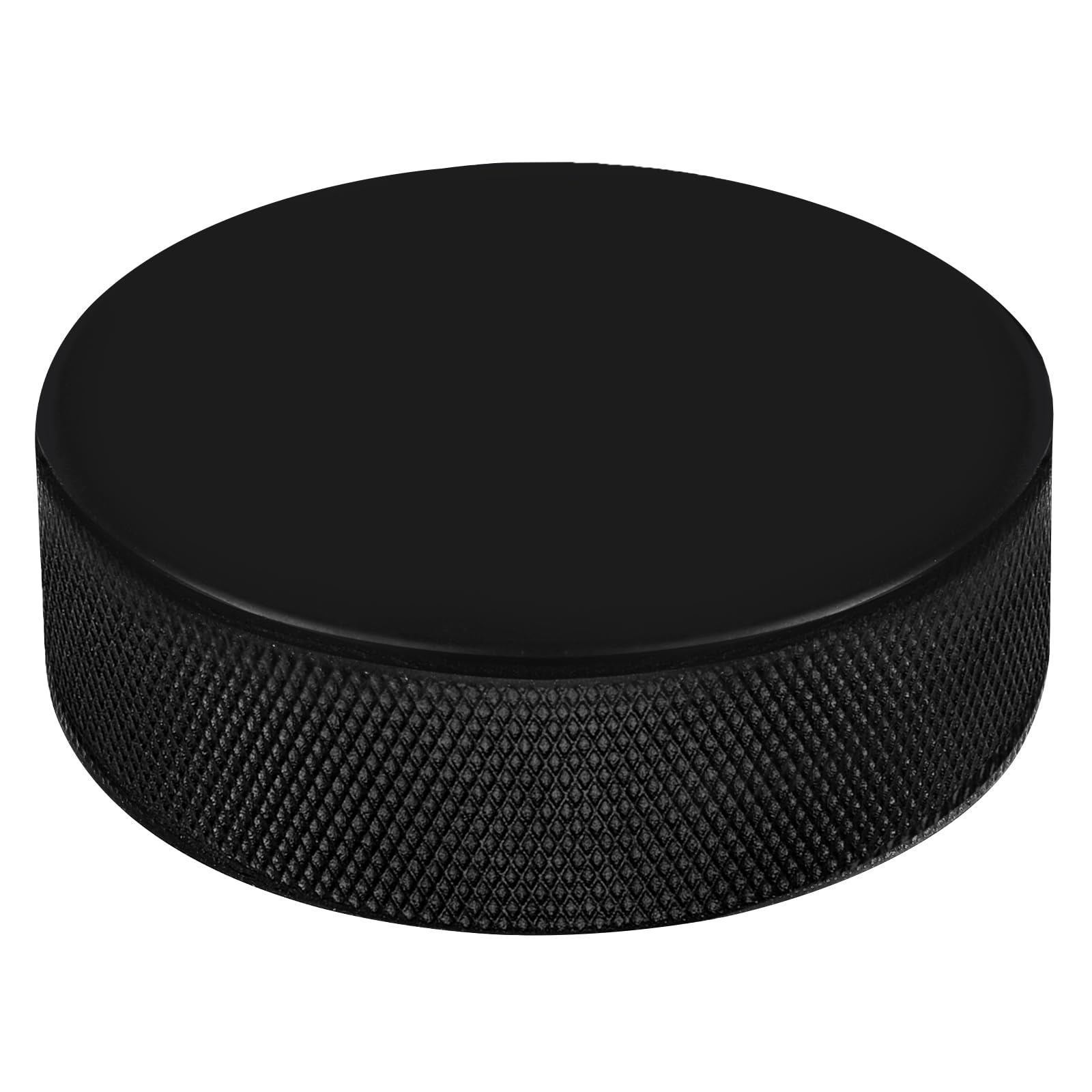 Faswin 18 Pack Ice Hockey Pucks With 3 Reusable Mesh Bag, Official Regulation, Diameter 3'', Thickness 1'', 6Oz, Black