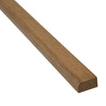Whitecap 60854 Teak 3/8'' H X 3/4'' W Small Stop Molding - 5' Length