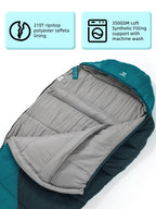 Bessport Mummy Sleeping Bag  15-45 ? Extreme 3-4 Season Sleeping Bag For Adults Cold Weather- Warm And Washable, For Hiking Trav