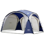 Unicamper Large Beach Canopy Tent Upf 50+ 12X12 Ft Waterproof & Rainproof Dome Sun Shelter For 8-10 Person With 2 Side Walls, Pe