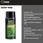 Hme Vanilla Acorn Scent Web, 5Oz | Long-Lasting Effective Powerful Pre/Post Rut Scented String Foam Attractant For Hunting, Arch