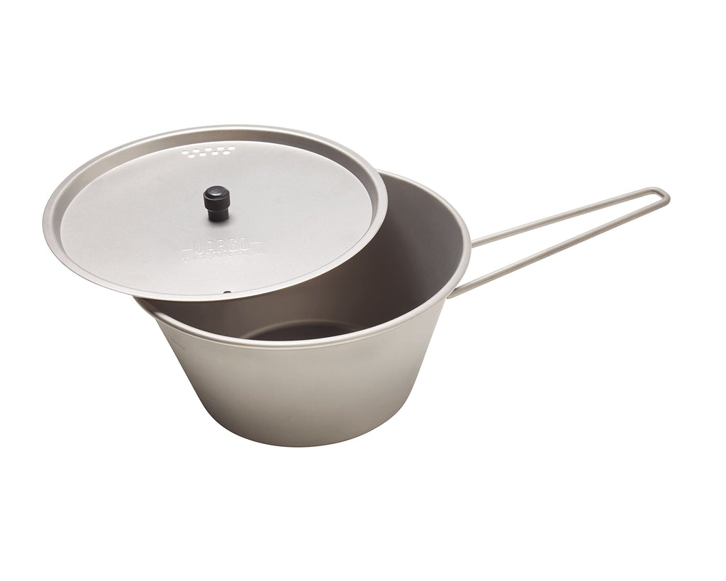 Vargo Titanium Sierra Magna  Ultralight, Strong And Versatile Camp Pot And Bowl Combo