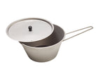 Vargo Titanium Sierra Magna  Ultralight, Strong And Versatile Camp Pot And Bowl Combo