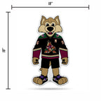 Rico Industries Nhl Arizona Coyotes Mascot Shape Cut Pennant - Home And Living Room D  Cor - Soft Felt Ez To Hang