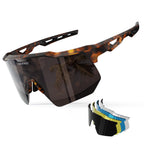 Haayot Polarized Cycling Glasses,Sports Sunglasses For Men Women,Baseball Biking Running Fishing Sunglasses With 5 Interchangeab