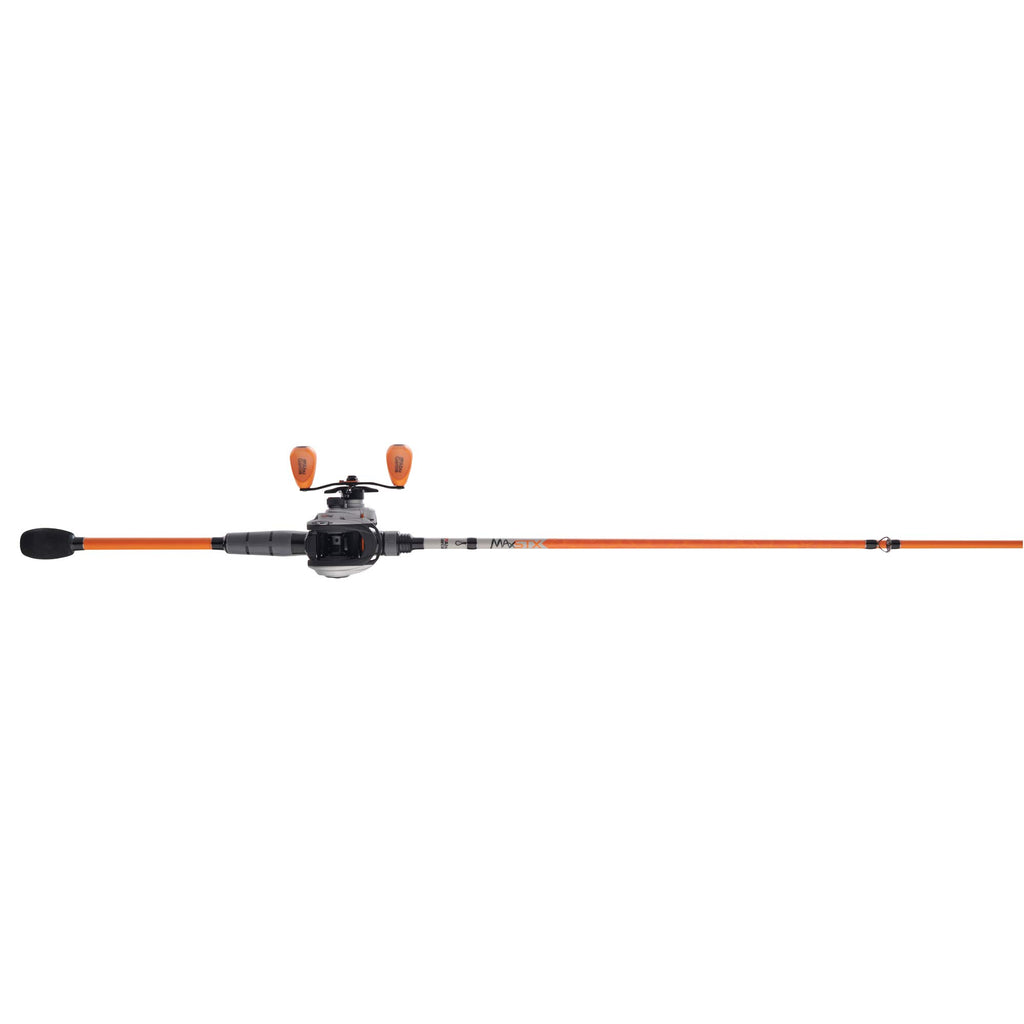 Abu Garcia 6'6'' Max Stx Fishing Rod And Reel Baitcast Combo, 1-Piece Rod, Size Lp Reel, Left Reel Handle Position, Lightweight