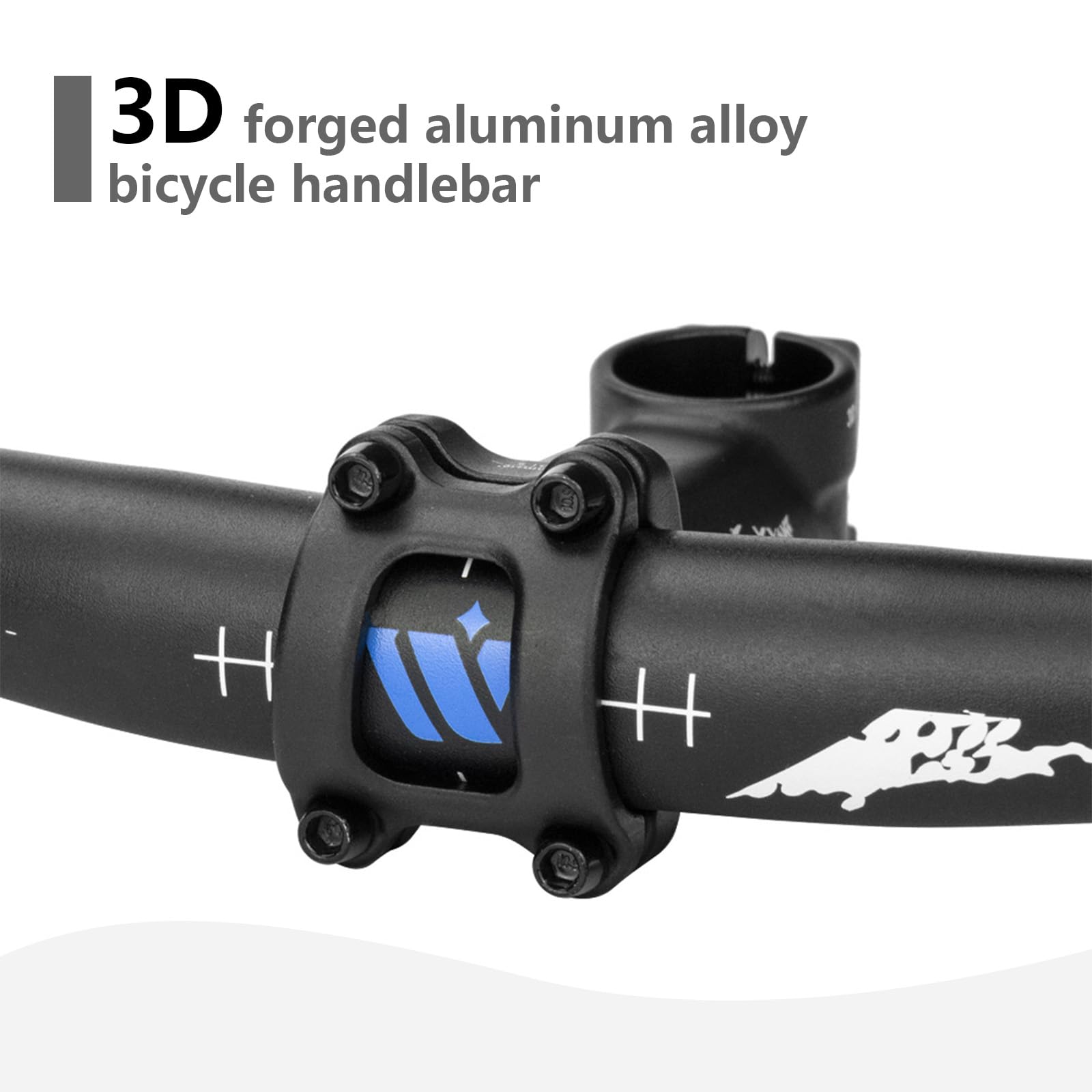 Osagie Bike Stem, Aluminum Alloy Mtb Stem, Mountain Bike Stem For 28.6Mm (1-1/8) Handlebar Of Bicycle, Road Bike, Mtb, Bmx, Cycl