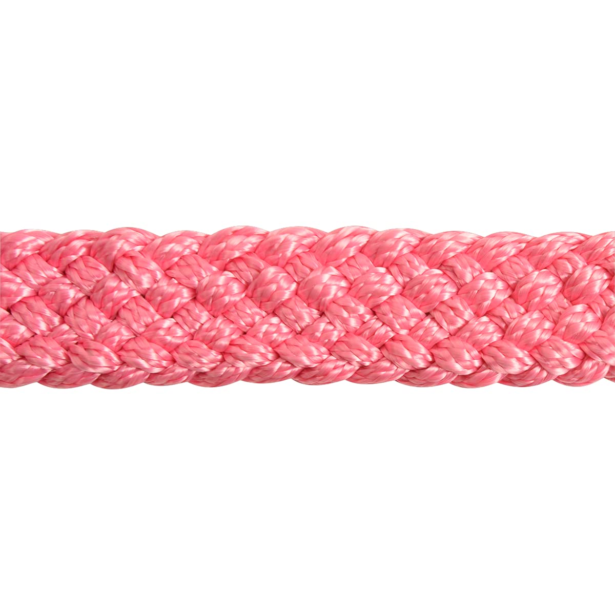 Cashel Flat Braid Halter And Leadrope, Pink
