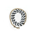 Beiler'S 710 Cotton Lead Rope With Chain, 6', Black And White