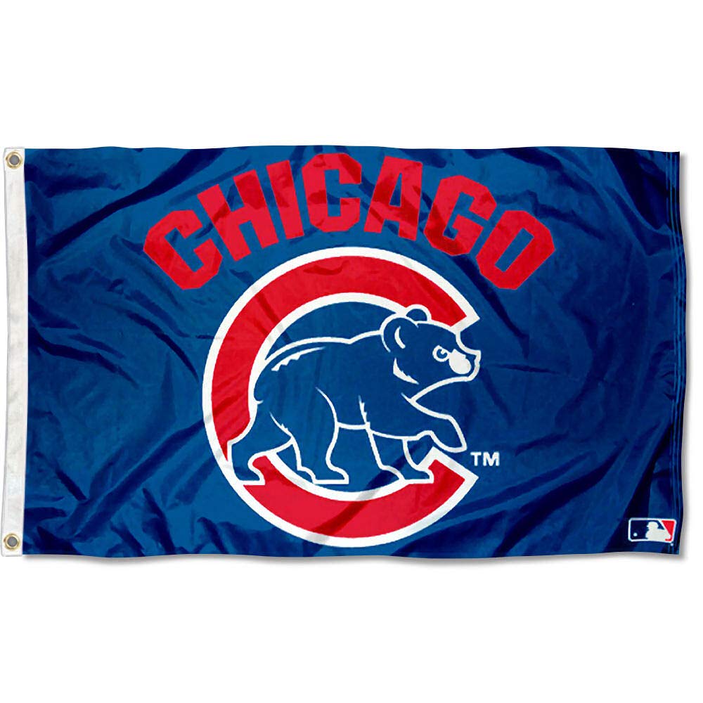 WinCraft Chicago Baseball Walking Bear Flag 3x5 Banner