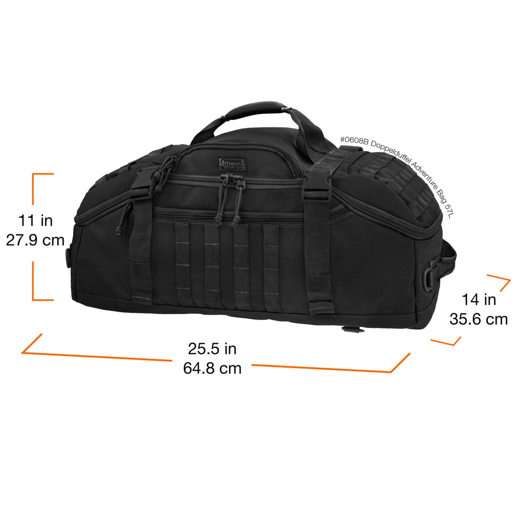 Maxpedition DOPPELDUFFEL Adventure Bag (Black)