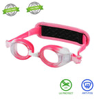 RUIGAO Kids Swim Goggles Age 2-6, Toddler Goggles No Hair Pull,UV Protection/Anti Fog/Padded HeadBand (1PK Extra - Pink Princess