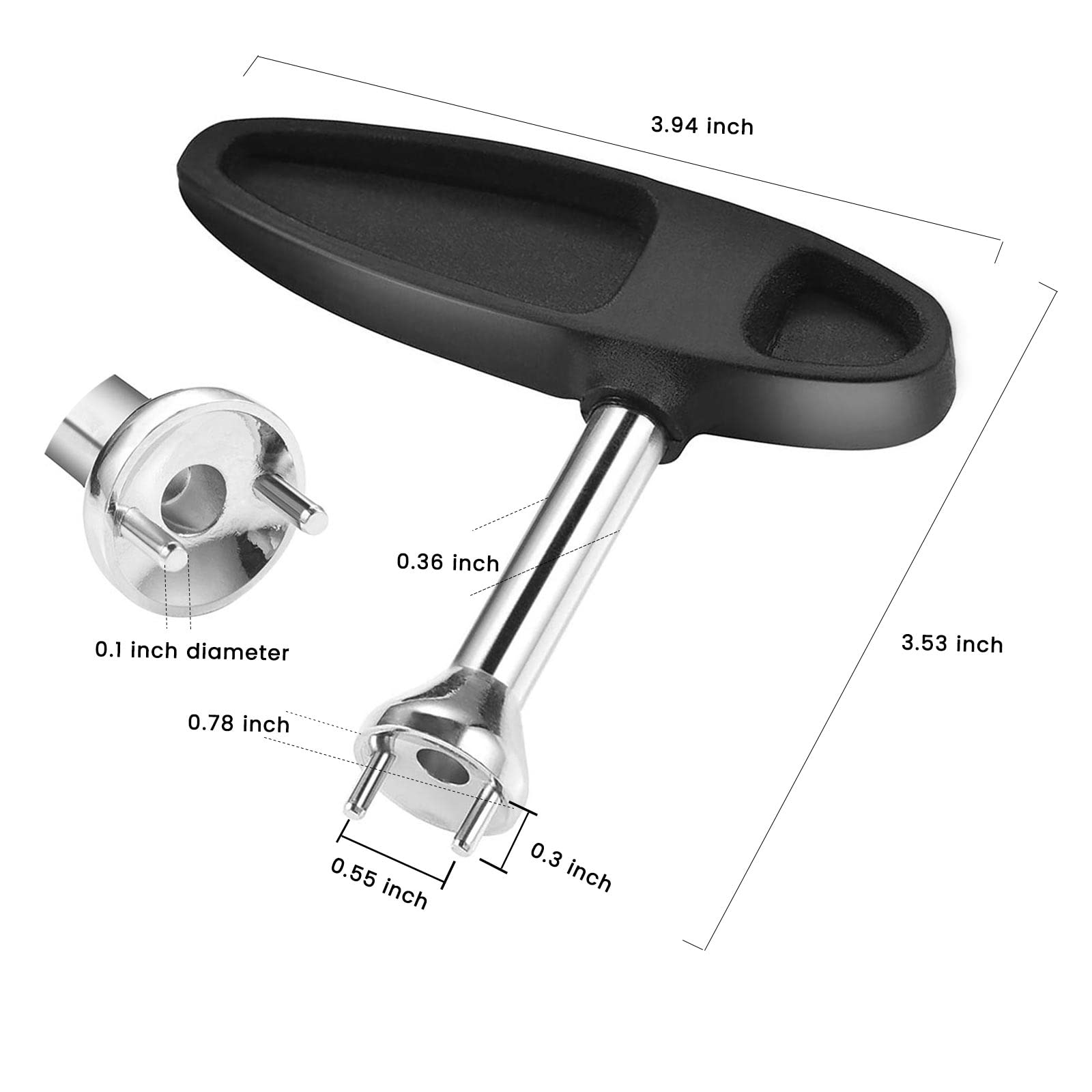 Shuzhu Golf Shoes Spike Wrench Gifts Adjustment Cleat Key Stainless Steel Intech Tool Removal Ripper Replacement Aid