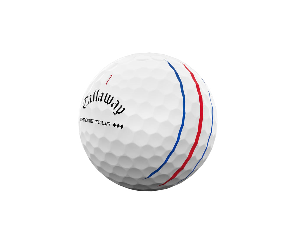 Callaway Golf Chrome Tour Triple Diamond Golf Balls (Triple Track (White)