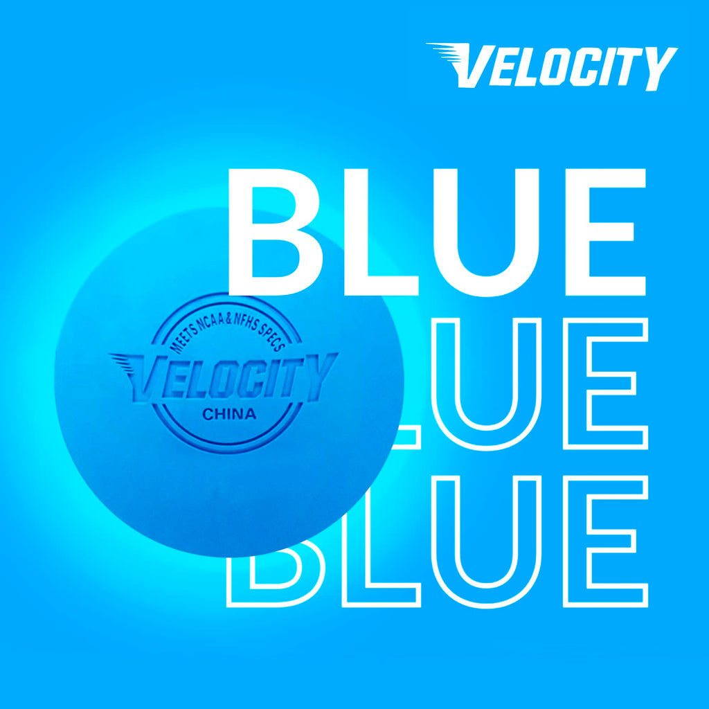 Velocity Lacrosse Balls - 120 Packs - Official Nfhs And College Approved Size - Light Blue