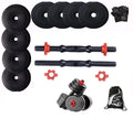 Bodyfit Dumbbell Set, (4Kg To 50Kg),One Pair Of Adjustable Dumbbell Rods, Weight Plates, Home,Gym Equipments, Exercise Sets N Gl