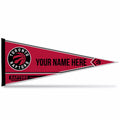 Rico Industries Nba Basketball Toronto Raptors Personalized - Custom 12'' X 30'' Soft Felt Pennant - Ez To Hang
