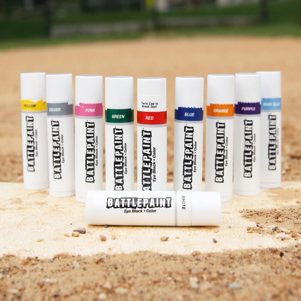 Eyeblack Battlepaint - Bright Colored Under Eye Black Grease For Pro Athletes And Super Fans - Baseball, Softball, Football - 2