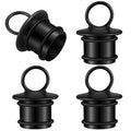 Wenqik 4 Pcs PVC Boat Drain Plug for 1-1/2 1/8 Livewell Drain Plugs Thru Hull, Push in Boats Scuppers for Prevent Water Overflow
