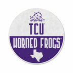 Rico Industries Ncaa Tcu Horned Frogs Classic Shape Cut Pennant - Home And Living Room D  Cor - Soft Felt Ez To Hang 20.5 X 18