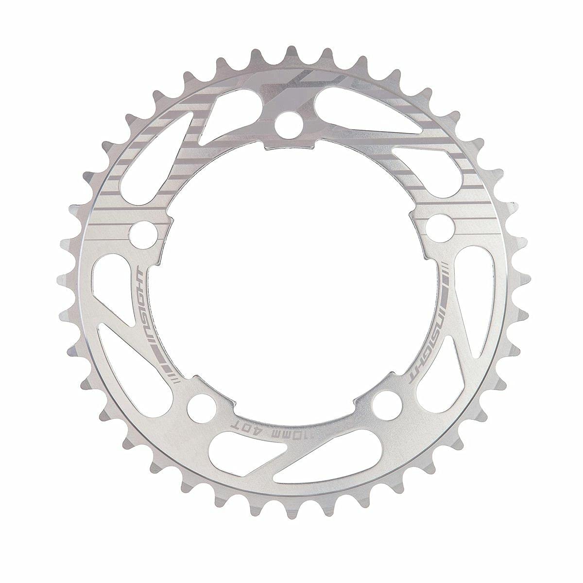 Insight 5-Bolt BMX Chainring 110mm BCD 43T Polished